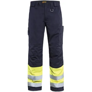 Blaklader 18691514 Multinorm-Winterhose, Marineblau/Gelb, grootte D112