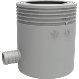 Marley Regensammler Nennweite: 105 mm mit Filter und Überlaufstopp Grau