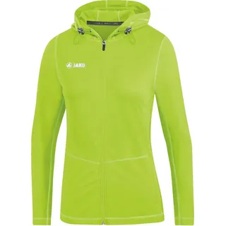 Jako Damen Kapuzenjacke Run 2.0 neongrün, 38