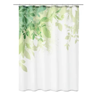 KLEINE WOLKE Duschvorhang Floresta 120 x 200 cm grün
