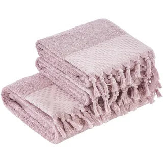 Done. Provence Bohéme Handtuchset 3 St. rosa