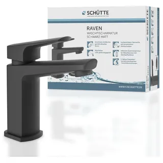 Schütte Raven Einhandmischer Schwarz Matt
