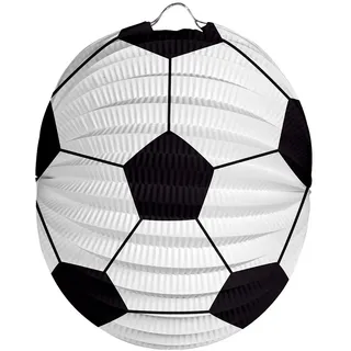 Folat 04832 Lampion/Laterne Fußball Rund-22 cm,