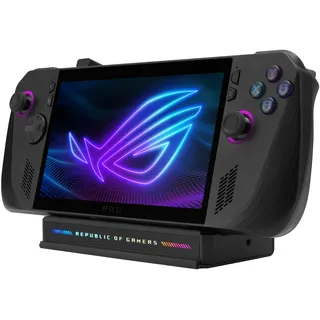 Asus ROG Bulwark Dock DG300 | 7-in-1 Dock | USB 3.2 Gen2 | HDMI 2.1 | Ethernet | Combo Jack | maximale Konnektivität | Nahtlose Kompabilität | kompakt | markantes ROG-Design mit RGB-Lightning | Black