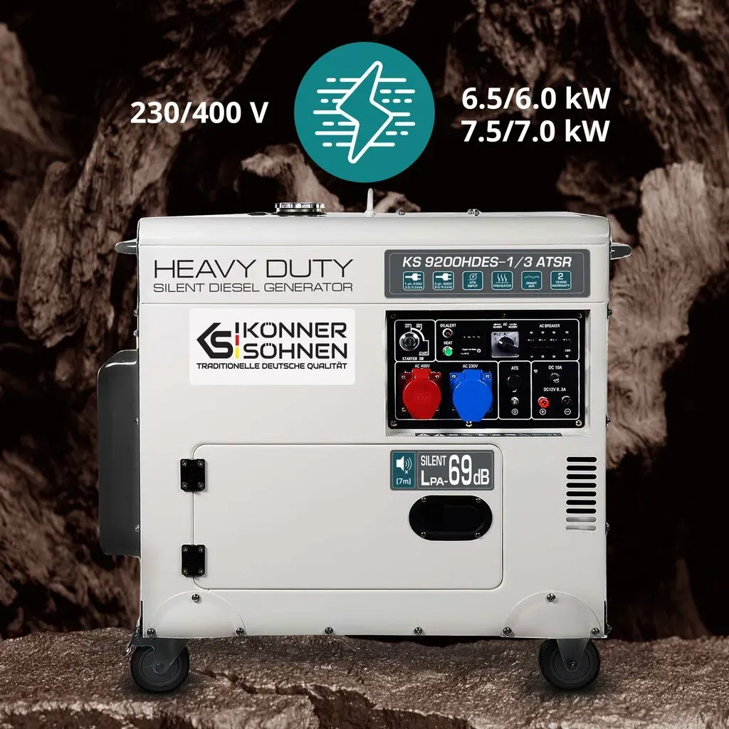 Bild von KS 9200HDES-1/3 ATSR Diesel-Stromerzeuger