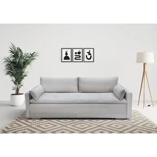 Home Affaire Schlafcouch Polyester 2-Sitzer Beige