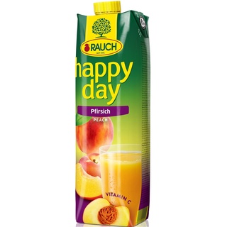 Rauch Happy Day Pfirsichfruchtsaft Pfirsichfruchtnektar 1000ml