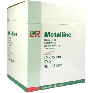 Lohmann & Rauscher METALLINE Kompressen 10x12 cm steril