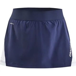 Craft Pro Control Tennisrock Damen - Weiß / Marine  | Größe: XL - Marine