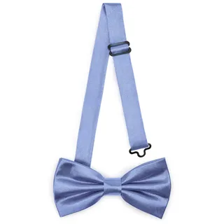 Ladeheid Elegante Herren Fliege - Hochwertig, Glänzend, Verstellbar, Perfekt für Hochzeit, Party, Büro. Ideal für Männer, Frauen, Teenager BMS (12cm x 6cm, Blau)