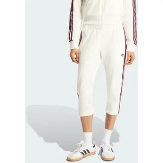 adidas Sporthose ADIDAS ORIGINALS "3/4 SST TP", Damen, Gr. M, N-Gr, sanftes weiß, normal, gr., Obermaterial: 50% Baumwolle, 43% Polyester, 7% Elasthan, Hosen Sporthose