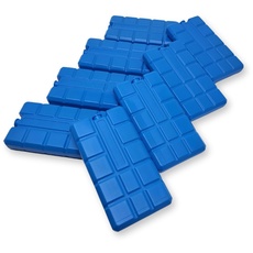 ToCi 8er Set Kühlakkus mit je 200ml | 8 Blaue Kühlelemente für die Kühltasche oder Kühlbox | Kühlakku Kühlpads Kühlpack für die Kühltragetasche | Kühlakkus dünn