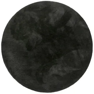 Esprit Hochflorteppich , Schwarz , Textil , Uni , rund , Textiles Vertrauen - Oeko-Tex® , für Fußbodenheizung geeignet, in verschiedenen Größen erhältlich, Fasern thermofixiert (heatset), pflegeleicht , Teppiche und Böden, Teppiche, Runde Teppiche