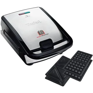 Tefal SW852D Waffeleisen Silber