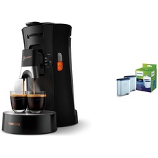 Philips Domestic Appliances Senseo Select CSA240/60 Kaffeepadmaschine & Wasserfilter für Espressomaschine, Kein Entkalken bis 5000 Tassen, Doppelpack