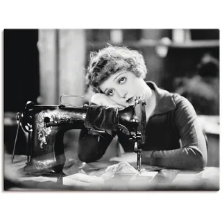 Artland Leinwandbild »Nähen« Film 1 Stk. tlg. als Alubild, Outdoorbild, Leinwandbild, Poster in verschied. Größen, schwarz