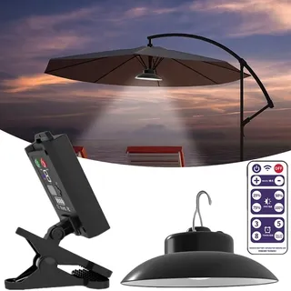 Solar Hängelampe, Solarlampen für Außen Hängend, Solar Lampe Outdoor IP66 Wasserdichte für Garten Terrasse Balkon Pavillon Camping Sonnenschirm