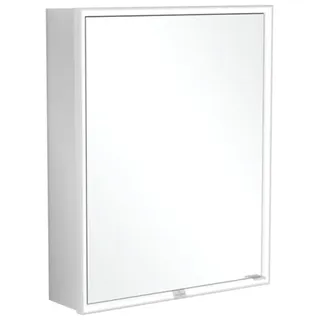 Villeroy & Boch My View Now Einbau-Spiegelschrank, eine Tür, Anschlag links, mit integrierter Beleuchtung, mit Ein-/Ausschalter, Smart Home fähig, 600x750x167,5mm, A4586L00