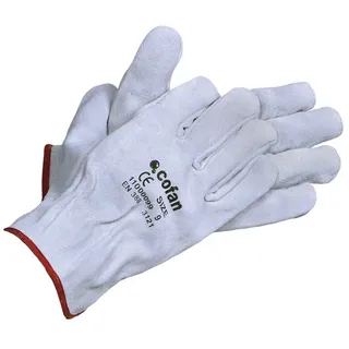 COFAN 11000099 - 9BL - 1er Pack Lederhandschuhe (T-9, DIN 1480) Farbe Grau