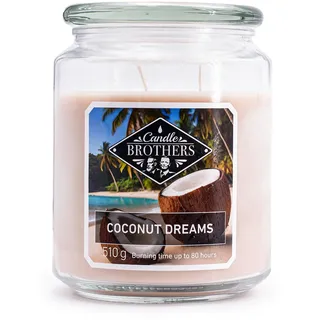 Candle-Brothers Coconut Dreams Duftkerze 10 cm braun