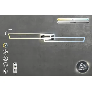 Briloner Leuchten LED Deckenleuchte FRAME