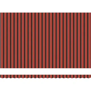 vidaXL Einziehbare Markise Orange und Schwarz 500 x 300 cm - Orange