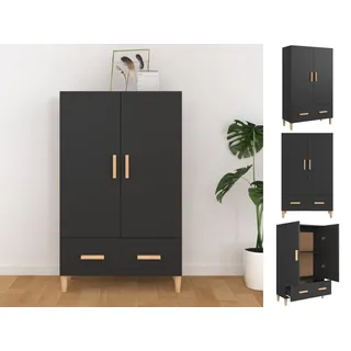 vidaXL Highboard Schwarz 70x31x115 cm Holzwerkstoff