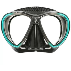 Bild Synergy Twin Tauchmaske mit Comfort Strap (schwarz/türkis)