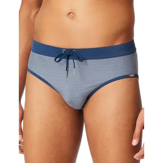 Schiesser Herren Badehose Slip enganliegend Single Jersey - Aqua