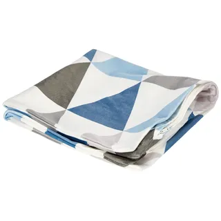 Home fashion Kissenhülle Digitaldruck, Samt, blau, 1 x 50 x 50 cm