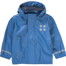 Lego wear duplo Baby - Jungen JUSTICE 101 - Regenjacke, Blau (Blue 556), Gr. 80