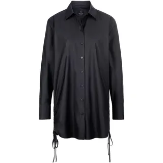 MADELEINE Hemdbluse »Hemd Blusenhemd im Oversized-Style«, schwarz