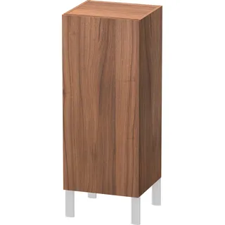 Duravit  L-Cube Halbhochschrank individual, eine Tür Anschlag links, variable Maße, 250-500x200-363x600-900mm, LC1189L7979, Farbe: Nussbaum Natur Dekor