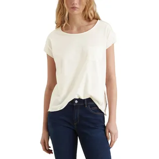 Marc O'Polo Damen B41225951423 T-Shirt, Silky White, XL EU