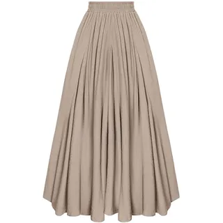 Scarlet Darkness Damen-Maxirock, lang und fließend, im Boho- und Renaissance-Stil