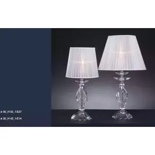 Designer Kristall Weiße Stehlampe Kronleuchter Antik Stil Tisch Lampe - Weiß