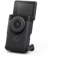 Canon PowerShot V10 Vlogging Starter Kit Kompaktkamera - Digitalkamera (Weitwinkel Objektiv, 4k Kamera Videokamera, klappbares Touch-Display, Stereo-Mikrofon, Stativ, Streaming, Content Creation)