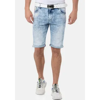 Cipo & Baxx Caprijeans, iceblau