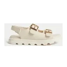 Girls M&S Collection Kids' Sandals (1 Large - 5 Large) - Cream, Cream - 1 Large