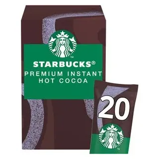 Starbucks STARBUCKSTM Premium Instant HOT COCOA Trinkschokolade mild, 20x 35,0 g