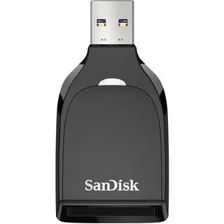 SanDisk QuickFlow SD-UHS-I-Kartenlesegerät mit USB-A-Anschluss, Lesegeschwindigkeit bis zu 250 MB/s, Schreibgeschwindigkeiten bis zu 150 MB/s, USB 3.2 Gen 1