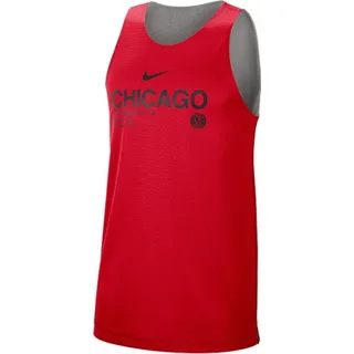 Hemd Nike nba chicago bulls standard issue wendbares tanktop university red CN0704657 - Rot
