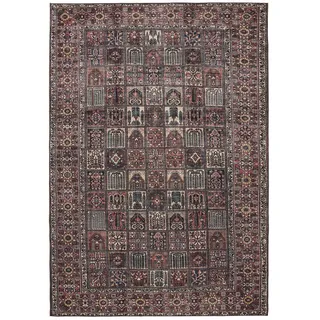 benuta Vintage-Teppich George waschbar 200x300 cm , Multicolor, Rot , Kunststoff , Vintage , Rechteckig , 200x300 cm , Oeko-Tex® Standard 100 , in verschiedenen Größen erhältlich, rutschfeste Unterfläche, waschbar , Teppiche und Böden, Teppiche, Vintageteppiche