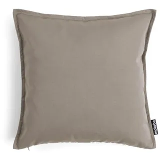 Mokebo Outdoorkissen Die Auszeit , Taupe , Textil , 45x6 cm , Gartenmöbel, Gartenpolster & Auflagen, Gartenkissen