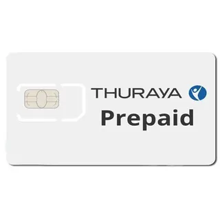 Thuraya Nova Prepaid Sim-karte - White - One Size