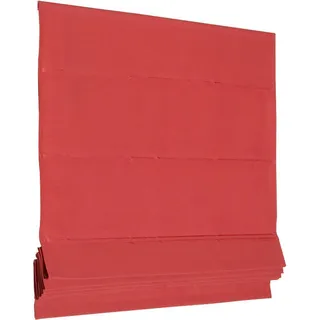 BASIC RAFFROLLO FALTROLLO RAFFGARDINE ANTRAZIT GRAU WEISS SCHOKO ROT BEIGE MOCCA (rot, 100x175 cm) - Rot