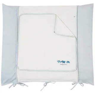 Alvi 330183501 Wickelauflage mit Bezug "blau Little Animals"