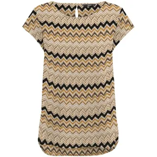 ONLY Damen Onlnova Life Vis S/S Top T-Shirt, Black/AOP:592 Charm Boho, 40