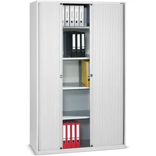 BISLEY Cito Rollladenschrank 120 x 43 x 198 cm Silber