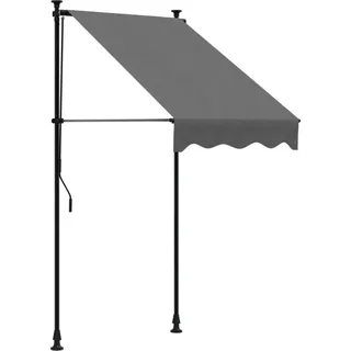 vidaXL Markise Einziehbar 100 x 150 cm anthrazit